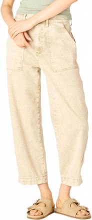 Dex Clothing High Rise Straight Ankle Jean In Fawn Wash