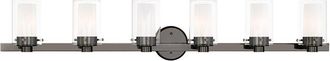 Livex Lighting 6-Light Polished Black Chrome Vanity Sconce