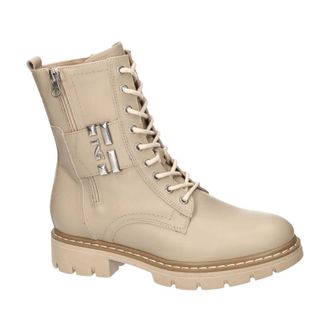Nero Giardini Chianti Veterboot - Dames - Veterlaarzen - Beige - 36 EU - Leer - Schoenen