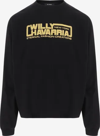 Willy Chavarria Felpa Willy Chavarria in cotone con logo