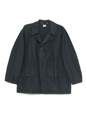 C.P. Company 1990s gabardine coat - men - Cotton/Polyamide - 54 - Grey