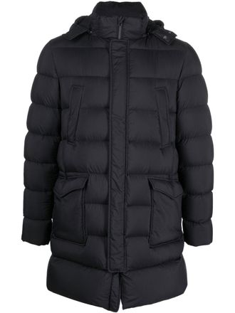 Herno padded hooded down coat - Blue