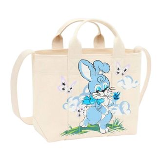 Kenzo Cartoon Handbag - male - Kenzo - Shopping Bags - Beige - ONE SIZE - Bags