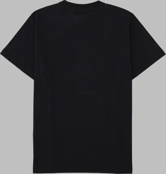 Ganni Printed Organic Cotton T-Shirt - Black