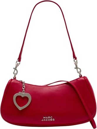 Marc Jacobs Schoudertas met Handboeien Bedel - Dames - Schoudertassen - Rood - ONE Size - Leer - Tassen