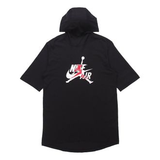 Nike Jordan Air Jordan Sports hooded Short Sleeve Black CJ6603-010