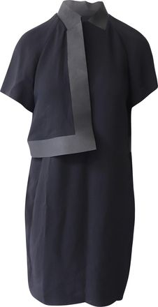 Alexander Wang Shoulder Flap Dress in Black Viscose