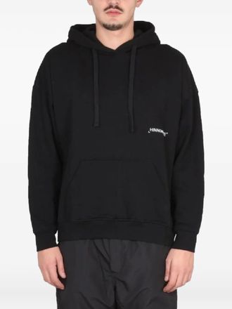 Hinnominate Katoenen sweater met capuchon - Zwart