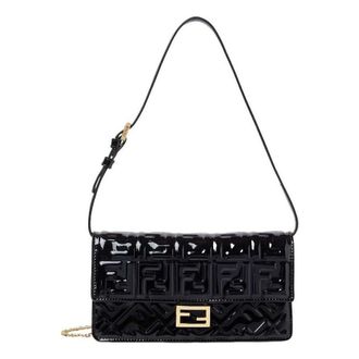Fendi (WMNS) Fendi SS26 Wallet On Chain Baguette Black 8M0498AW5OF0KUR