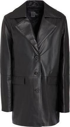 8 by YOOX LEATHER COAT