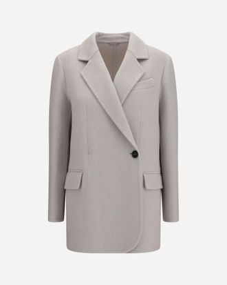 Brunello Cucinelli Giacca monopetto in lana e cashmere Woman 42
