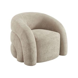 Sweeek Sill&oacute;n org&aacute;nico de tela, beige