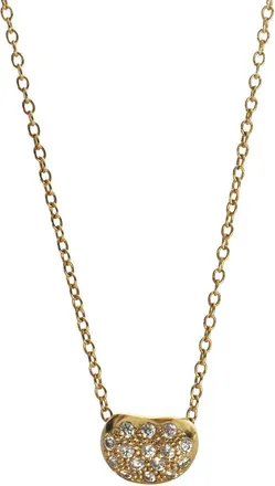 Tiffany & Co. Elsa Peretti Bean 18K Gold 0.09 ct. tw. Diamond Pendant (Authentic Pre-Loved)