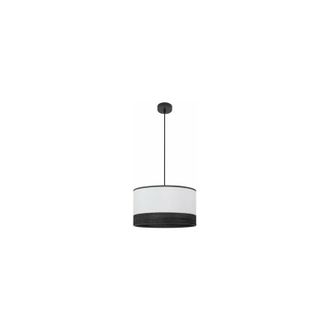 Fabrilamp Fabrilamp - Colgante Olga 1xe27 Negro/blanco-mad.negra Regx40x40 Cm