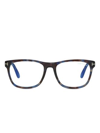 Tom Ford Eyewear square-frame glasses - men - Acetate - One Size - Blue