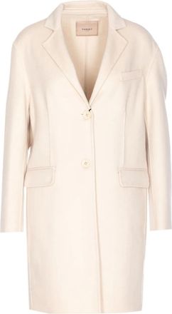 Twin-Set Cappotto monopetto - Toni neutri