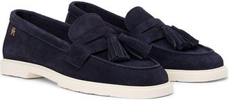 Tommy Hilfiger Zachte su&egrave;de leren loafers