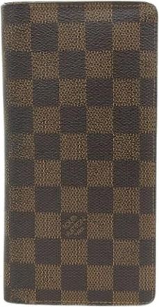Louis Vuitton Pre-owned Wallets, female, Brown, Size: ONE SIZE Pre-owned Plastic Wallet