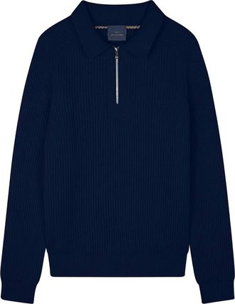 Paul & Shark Poloshirt met rits - Blauw