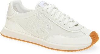 Dolce & Gabbana DG Cushion Sneaker in Bianco/Bianco at Nordstrom, Size 10Us