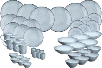 Bj&ouml;rn Borg Juego de vajilla CLOUD - 48 Piezas - Gris tormenta