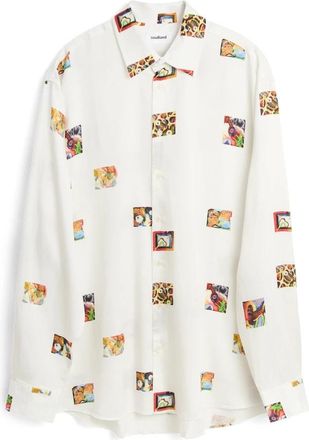 Soulland Damon - Heren - Casual Overhemden - Wit - Xl/2Xl - Overhemden
