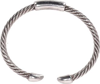POMELLATO 67 Gedraaide Bangle Armband in Zilver Metaal