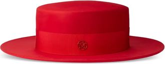Maison Michel Kiki hoed met lint - Rood