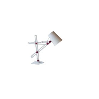 Netlighting Looker Table Task Lamp 1 Light E27 Matt White Purple