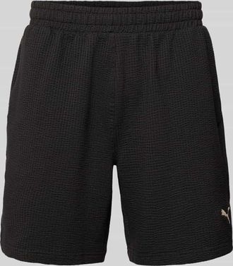 Puma Shorts mit Logo-Stitching in Black, Gr&ouml;&szlig;e XXL