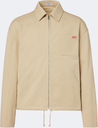 Loewe Chaqueta de sarga de algod&oacute;n