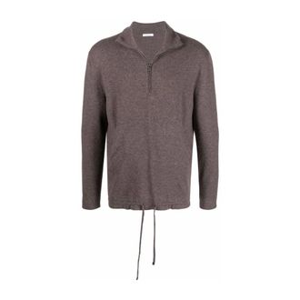 Malo Truien & Vesten, Heren, Bruin, L, Kasjmier, Bruine Cashmere Casual Trui