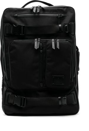 Makavelic logo-appliqu&eacute; zipped backpack - unisex - Nylon - OS - Black