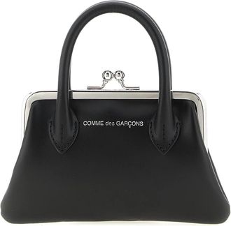 Comme Des Gar&ccedil;ons Claps Handle Wallet - Dames - Portefeuilles - Zwart - ONE Size - Leer - Accessoires