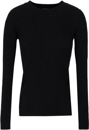 8 by YOOX ORGANIC COTTON RIB KNIT CREW-NECK SWEATER