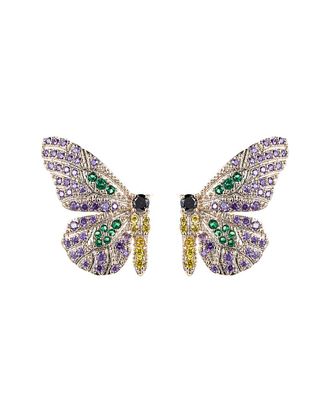 Eyecandy LA Eye Candy La Cz Purple Hairstreak Butterfly