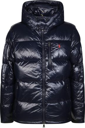 Polo Ralph Lauren Shiny Quilted Bomber Jacket With Hood