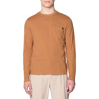 Mountain Hardwear On Edge Organic Cotton & Hemp Long Sleeve T-Shirt in Copper Clay at Nordstrom, Size Xx-Large