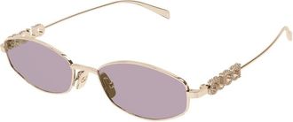 Gucci Violet Oval Ladies Sunglasses GG1802S 003 55
