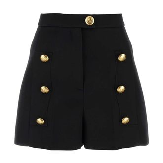 Alexander McQueen Short Shorts, female, Black, 2XS, Wool Shorts