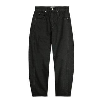 Isabel Marant Oriane Wide Jeans - female - Isabel Marant - Wide Jeans - Black - 2XS - Jeans