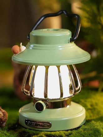 OEM L&aacute;mpara Infantil Recargable Verde Caracol Acampar, C + Regulable 3 Colores, Nocturna Infantil / Iluminaci&oacute;n Aventuras / Iluminaci&oacute;n Emergencia