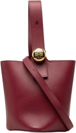 Loewe Pre-owned Bucket Bag - Dames - Vintage Tas - Rood - ONE Size - Leer - Vintage