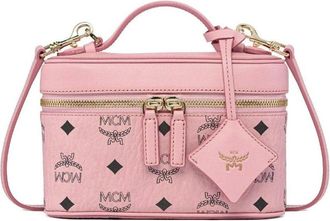 MCM Mcm, Tassen, Dames, Roze, ONE Size, Leer, Crossbody Tas