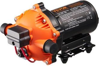 OEM Bomba De Diafragma 12 V 18,93 L/min Bomba De Agua De 3 C&aacute;maras Con Interruptor De Presi&oacute;n Autom&aacute;tico Ajustable De 40 A 100 Psi, 70 Psi, Puerto Mnpt De