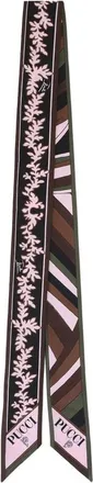 Pucci Mixed Print Silk Bandeau