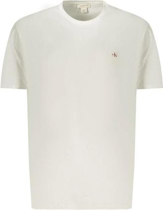 Calvin Klein Classic Cotton Crew Neck T-Shirt - Heren - T-shirts - Wit - 2XL - Katoen - Tops