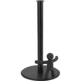 OEM Soporte Para Rollos De Papel De Cocina Mate, Sin Necesidad De Perforar - Negro