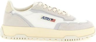 Autry White Solid Sneakers