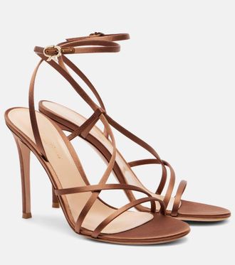 Gianvito Rossi 105 satin crepe sandals
